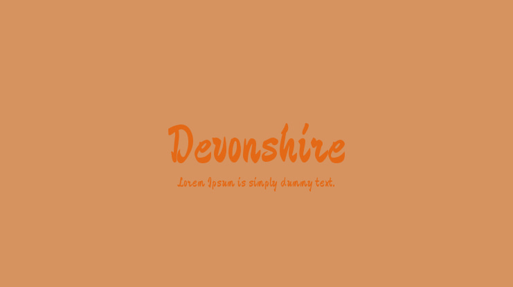 Devonshire Font