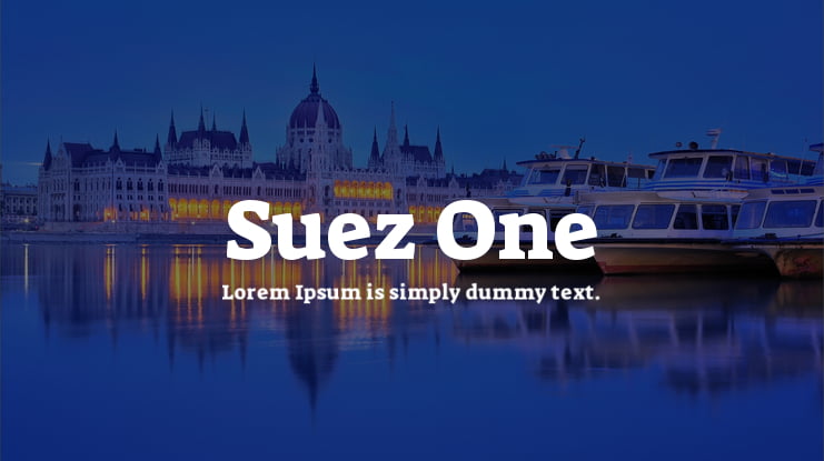 Suez One Font