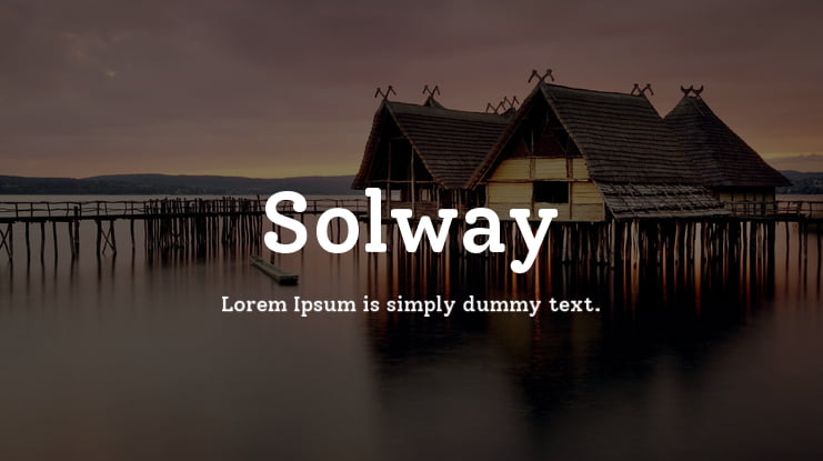Solway Font Family