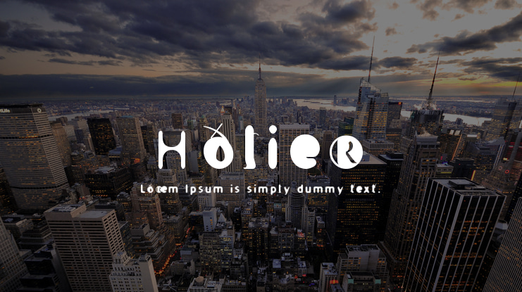 Holier Font