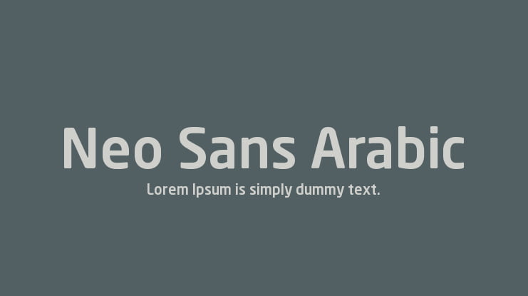 Neo Sans Arabic Font Family