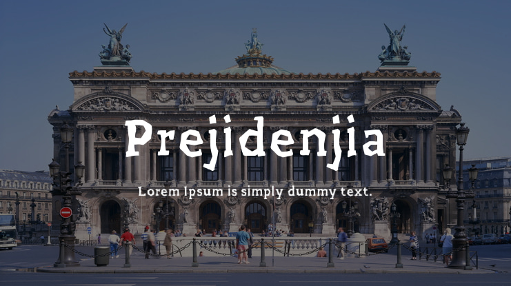 Prejidenjia Font
