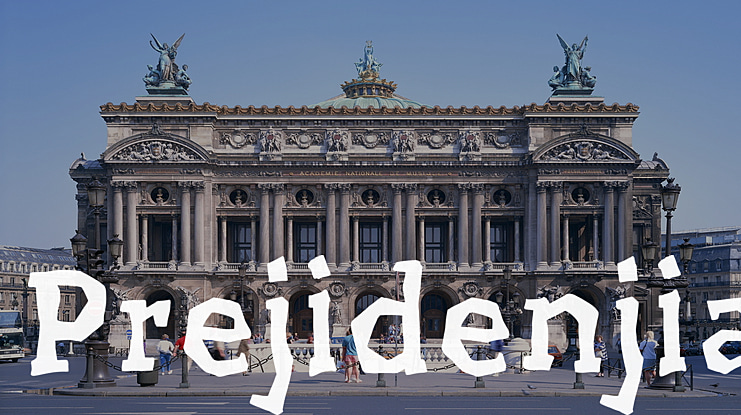 Prejidenjia Font