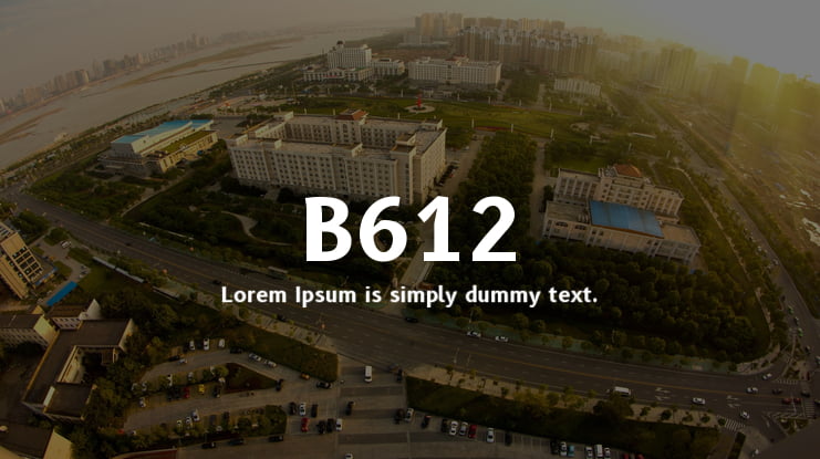 B612 Font Family