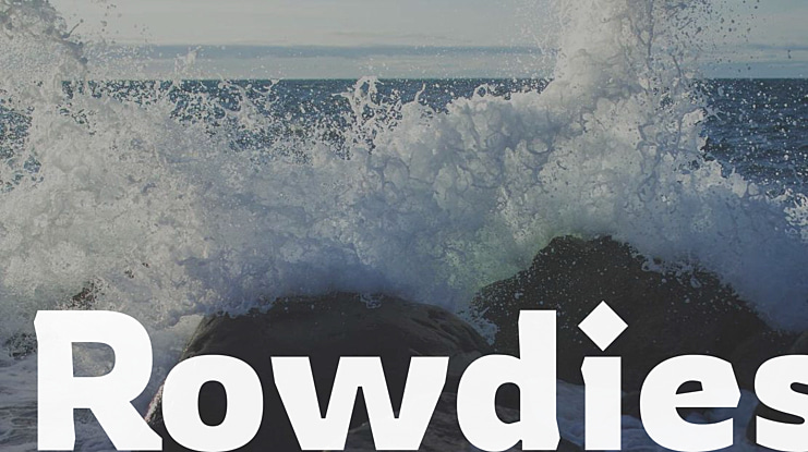 Rowdies Font Family