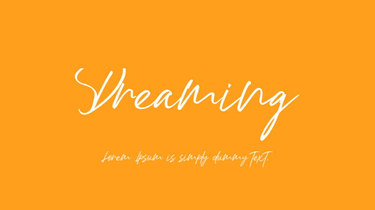Dreaming Font