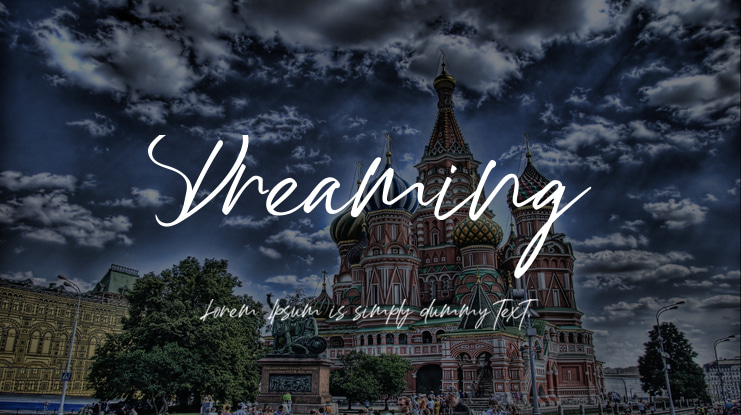 Dreaming Font