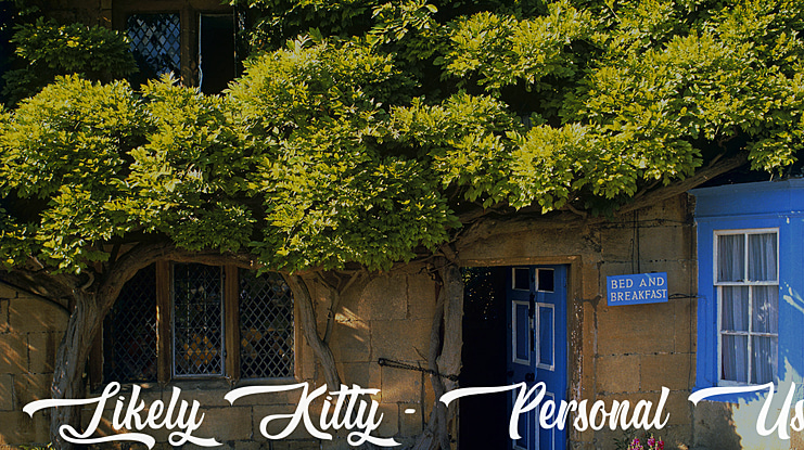 Likely Kitty - Personal Use Font