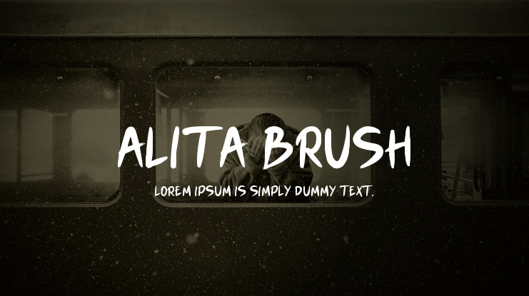 Alita Brush Font