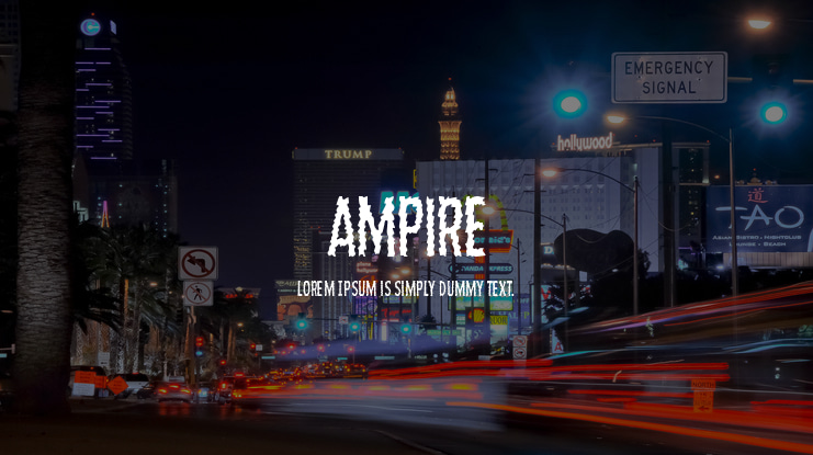 Ampire Font Family