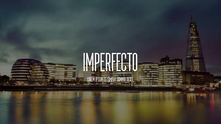 Imperfecto Font