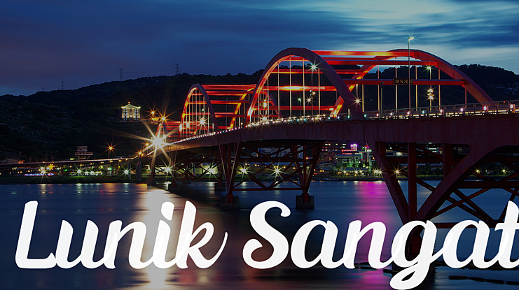 Lunik Sangat Font