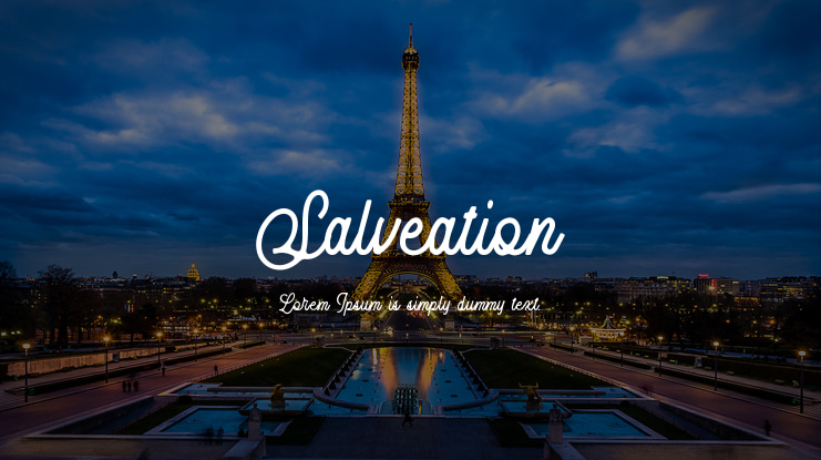 Salveation Font