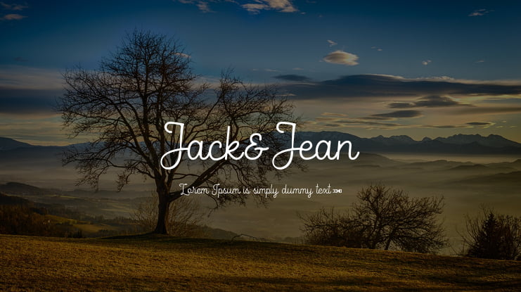Jack&Jean Font