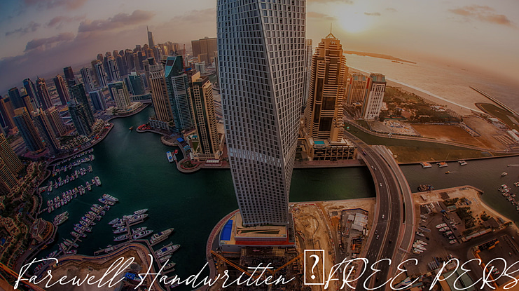 Farewell Handwritten (FREE PERS Font