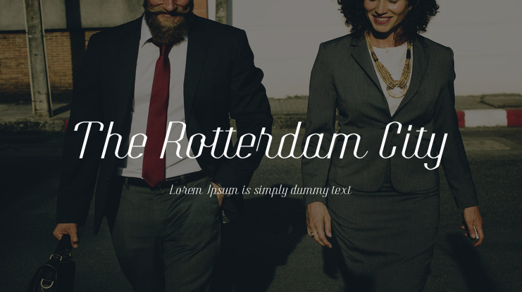 The Rotterdam City Font