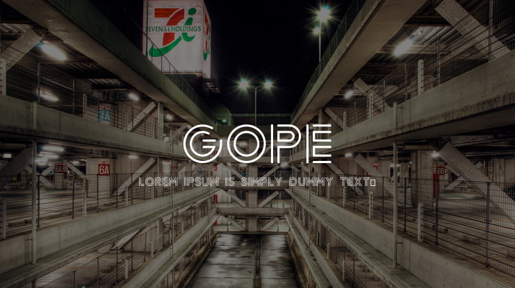 Gope Font