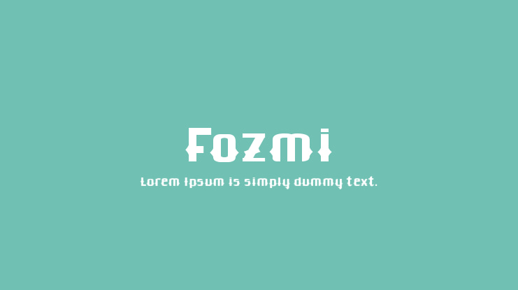 fozmi Font