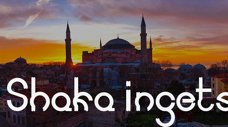 Shaka ingets Font