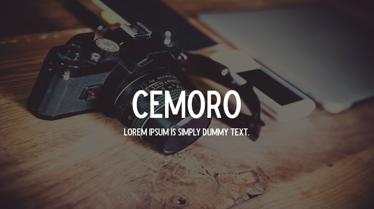 Cemoro Font