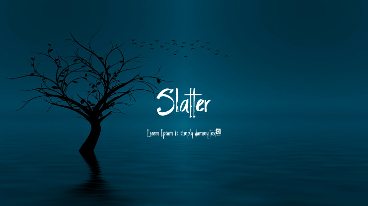 Slatter Font