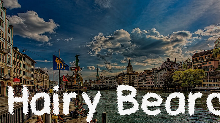 Hairy Beard Font