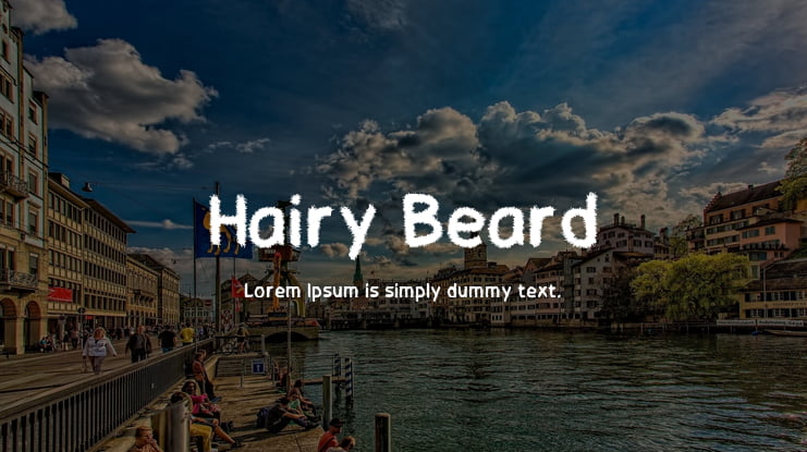 Hairy Beard Font