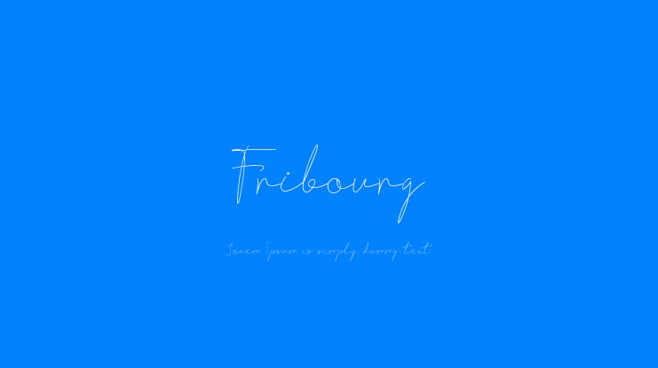Fribourg Font