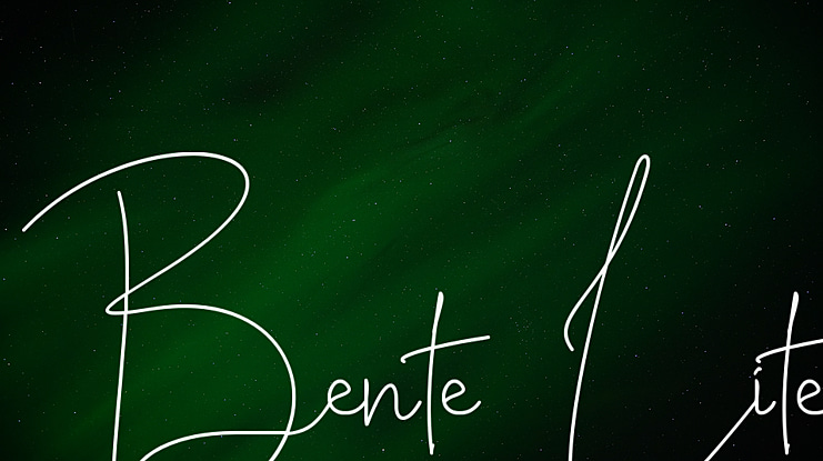 Bente Lite Font