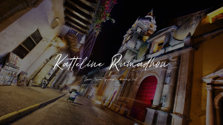 Katteline Rumadhon Font