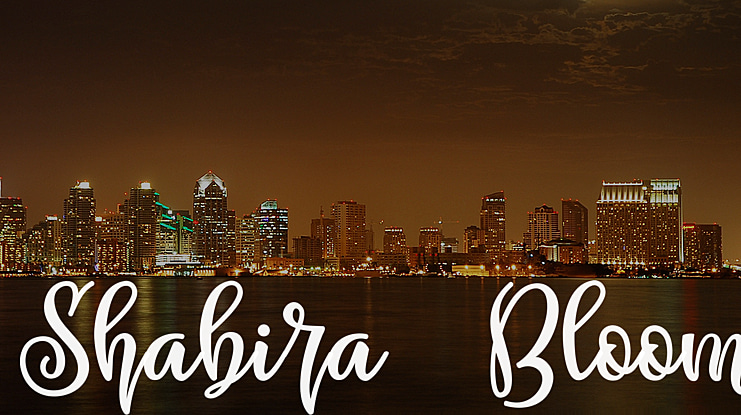 Shabira Bloom Font