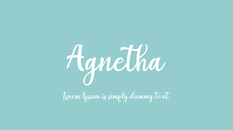 Agnetha Font