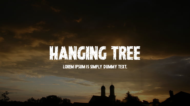 Hanging Tree Font Family