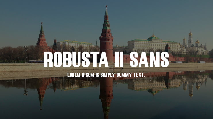 Robusta II Sans Font