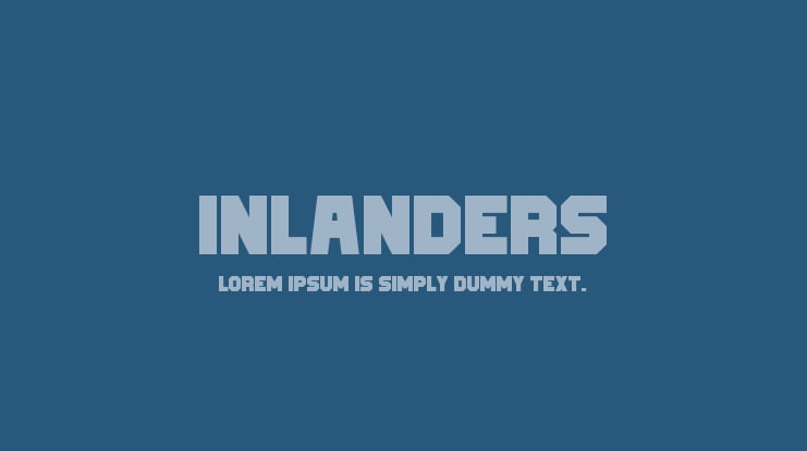 Inlanders Font
