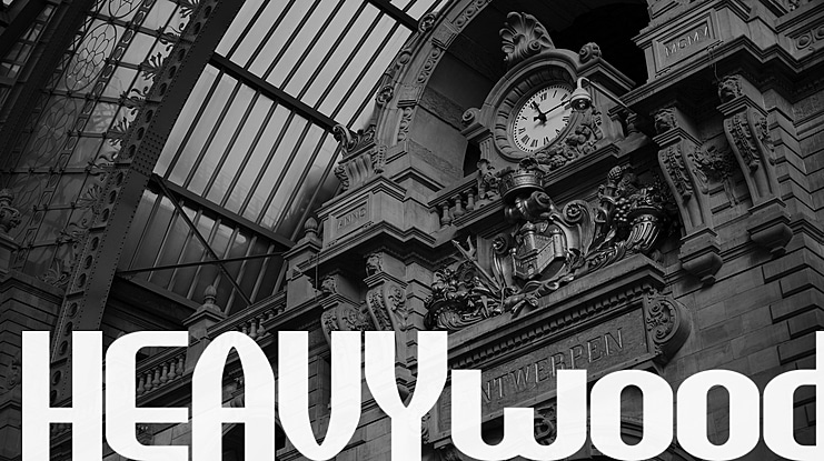 HEAVYwood Font Family