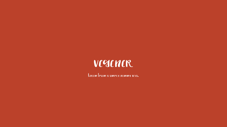 vegener Font