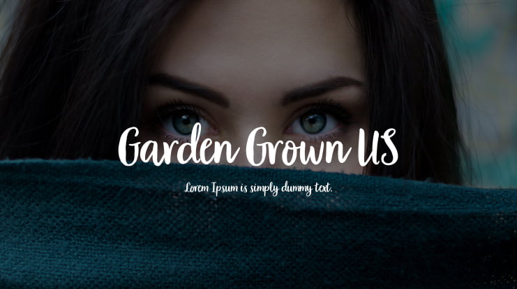 Garden Grown US Font