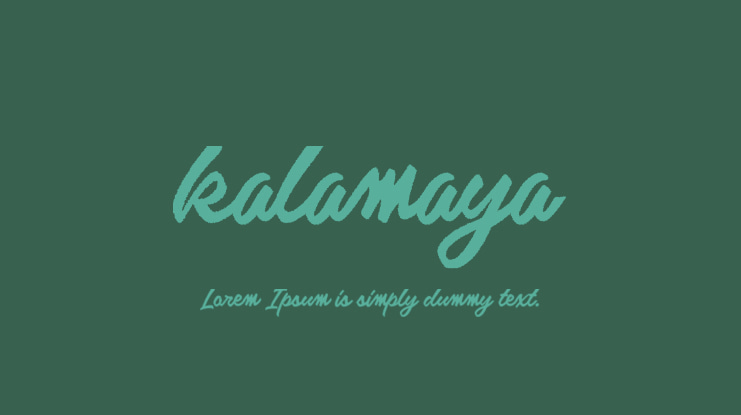 kalamaya Font Family