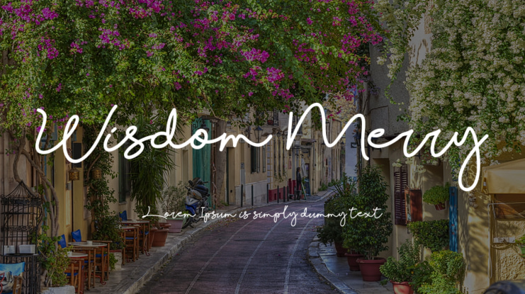 Wisdom Merry Font