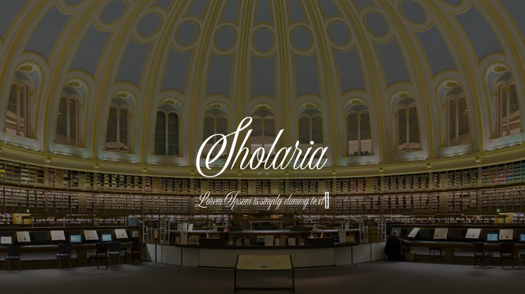 Sholaria Font
