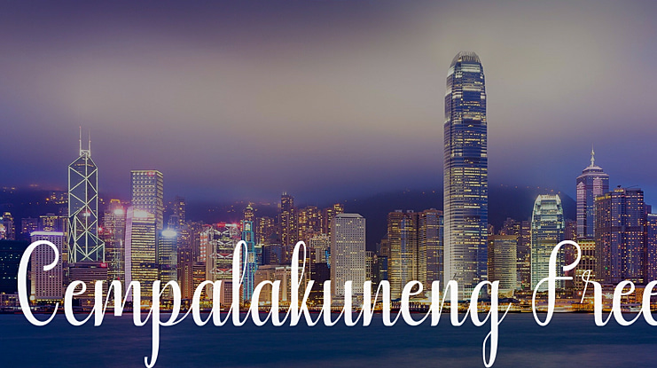 Cempalakuneng Free Font