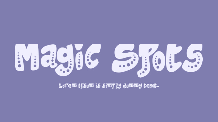 Magic Spots Font