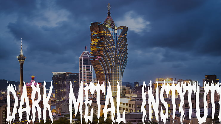 Dark Metal Institute Font