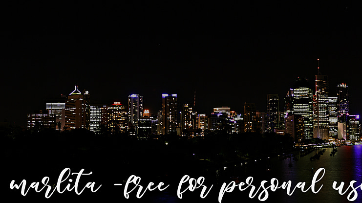 marlita -free for personal use Font