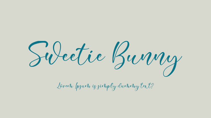 Sweetie Bunny Font