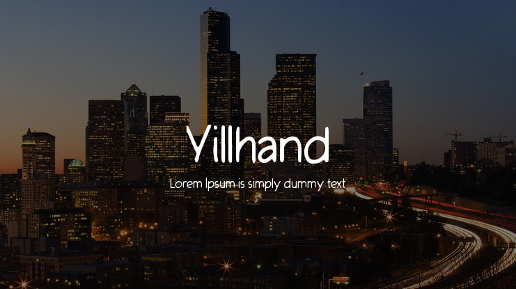 Yillhand Font