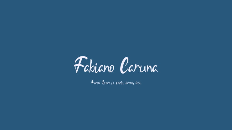 Fabiano Caruna Font