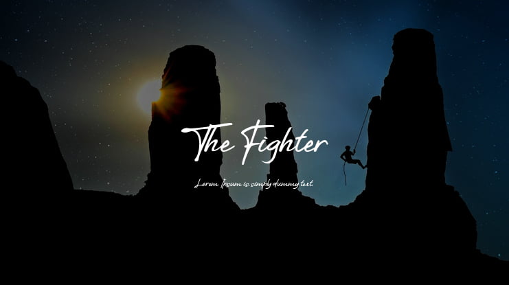 The Fighter Font
