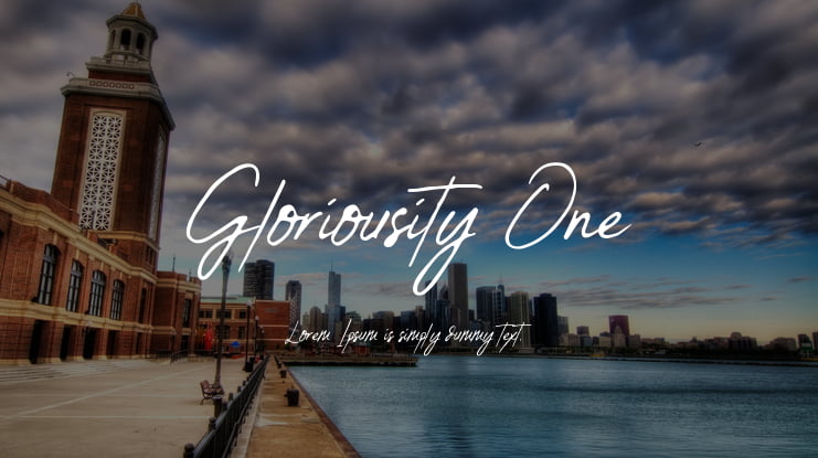 Gloriousity One Font